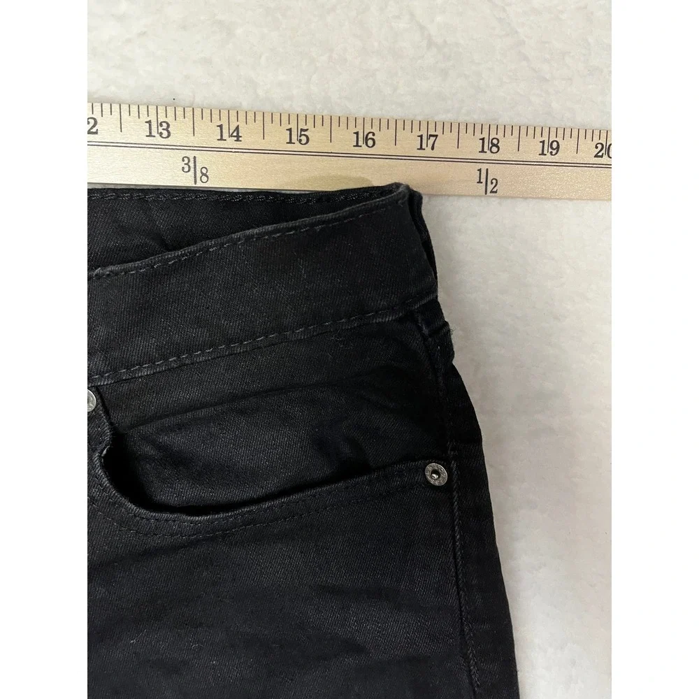 Levis Jeans Mens 33x30 Black‎ 502 Regular Taper Fit Stretch Denim Pants 3869